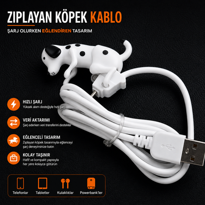 DoggyVolt Sevimli Köpek Şarj Kablosu
